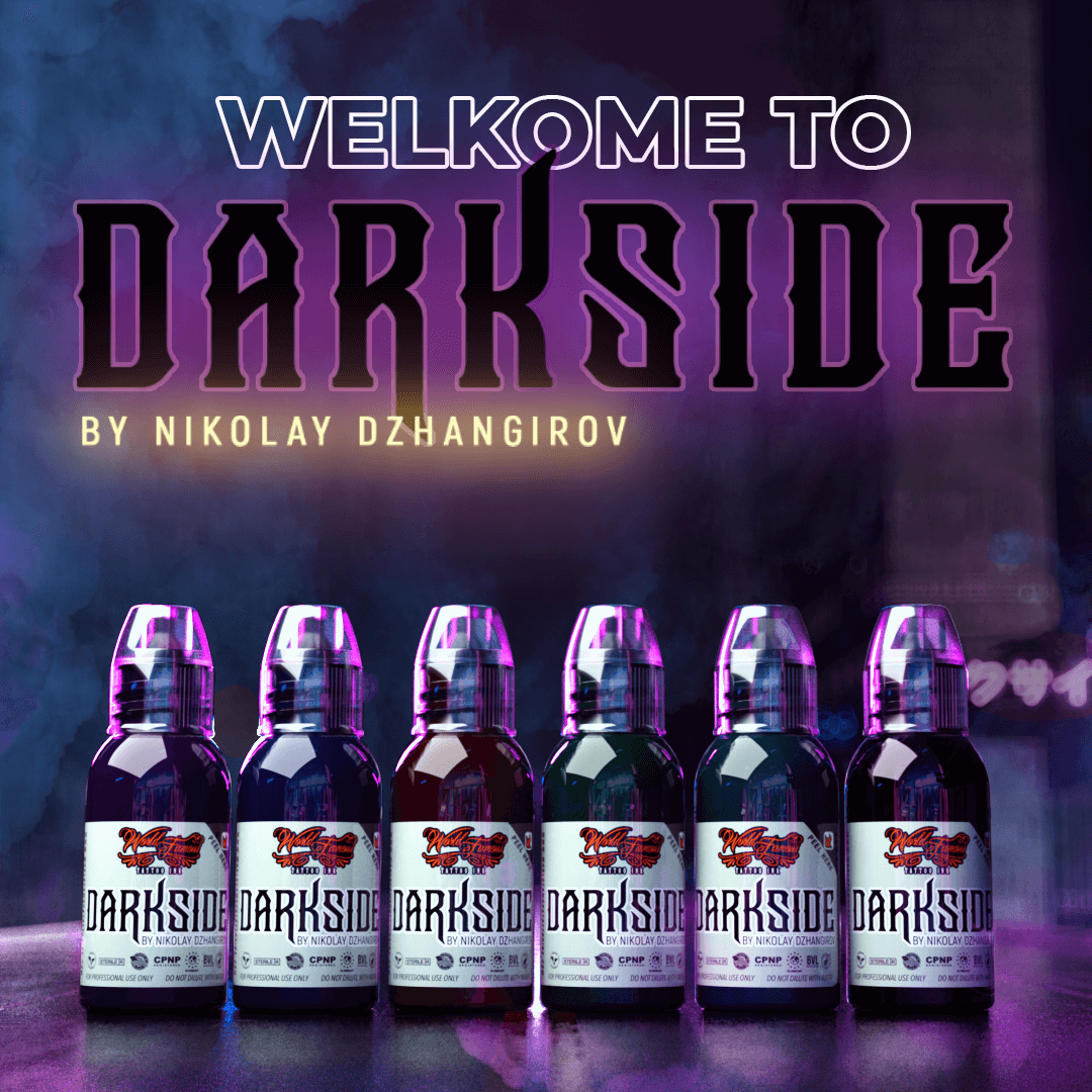 World Famous Tattoo Ink Nikolay Dzhangirov Darkside Set