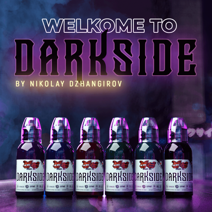 World Famous Tattoo Ink Nikolay Dzhangirov Darkside Set
