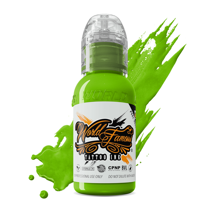 World Famous Tattoo Ink - Northern Lights Green — foto 1