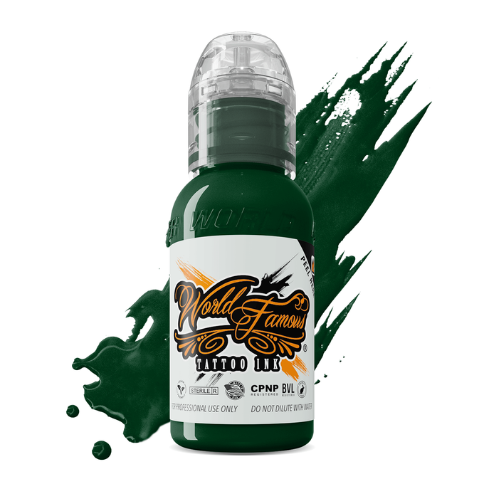 World Famous Tattoo Ink - Vegas Green — foto 1
