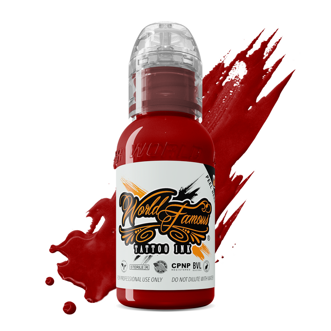World Famous Tattoo Ink - Master Mike Asian Tattoo Red
