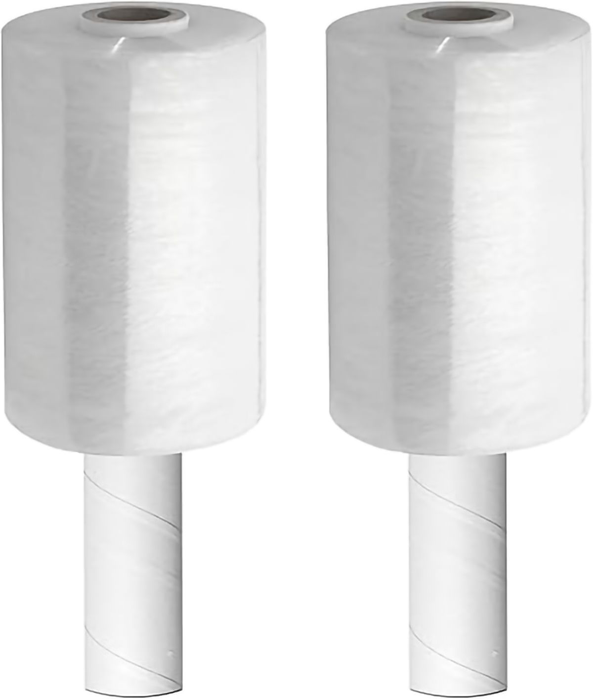 Mini Stretch Wrap Roll with Handle, 5 inch clear film rolls
