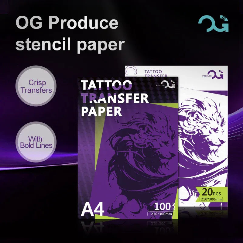OG Tattoo Stencil Transfer Paper 100pcs — foto 1