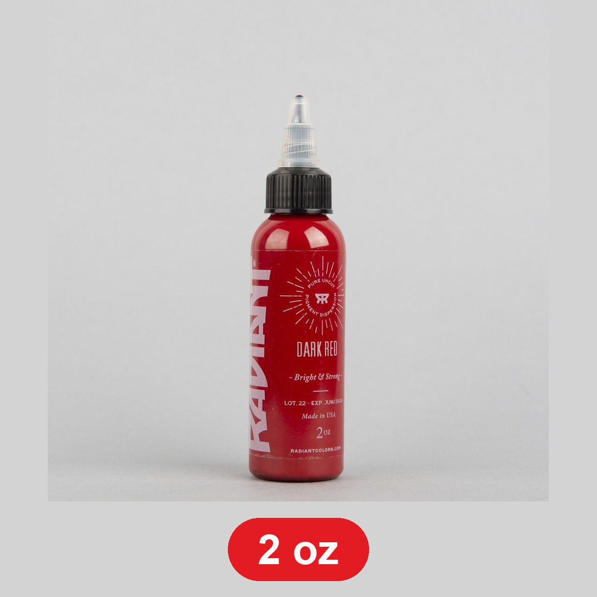 Radiant Ink Dark Red 2 oz
