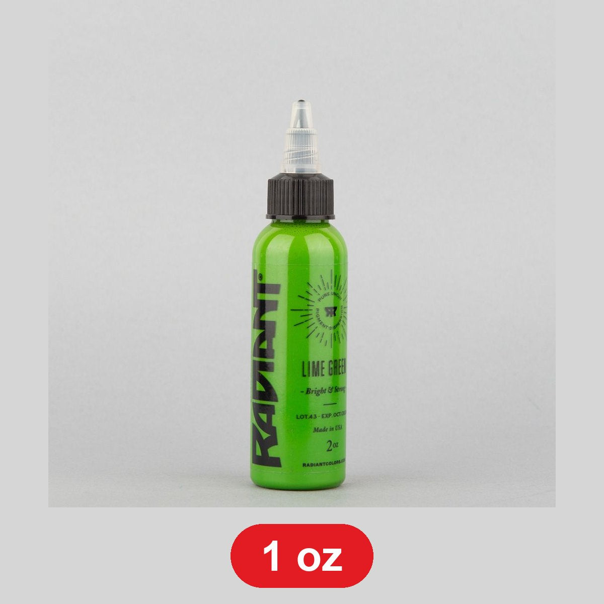 Radiant Ink Lime Green 1 oz