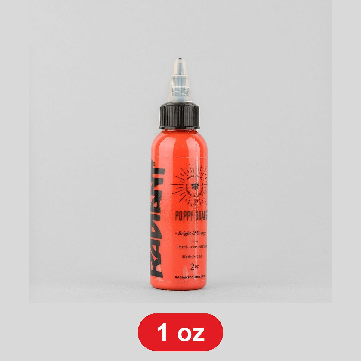 Radiant Ink Poppy Orange 1 oz