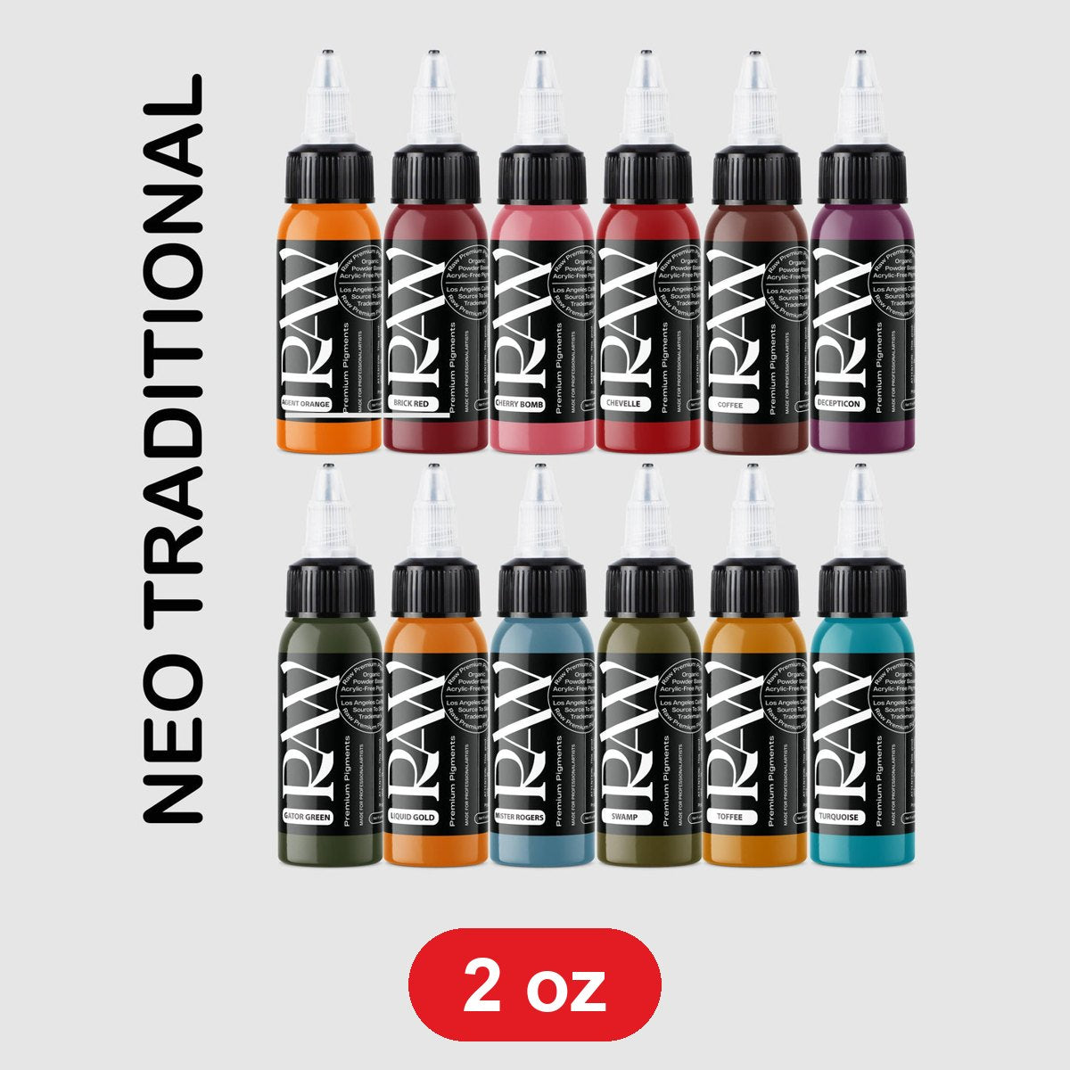 Raw Ink Neo-traditional Set 2 oz