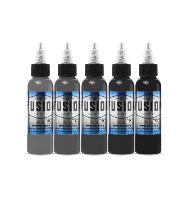 Fusion Ink Bolo's Smooth Gray Signature Set