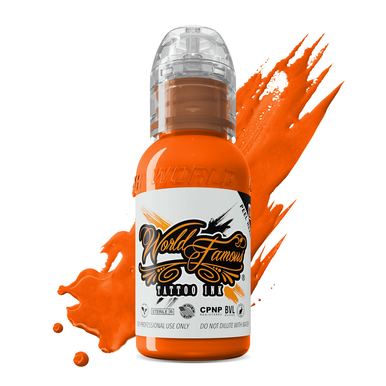 World Famous Tattoo Ink - Koi Orange - Master Mike Asian Tattoo — foto 1
