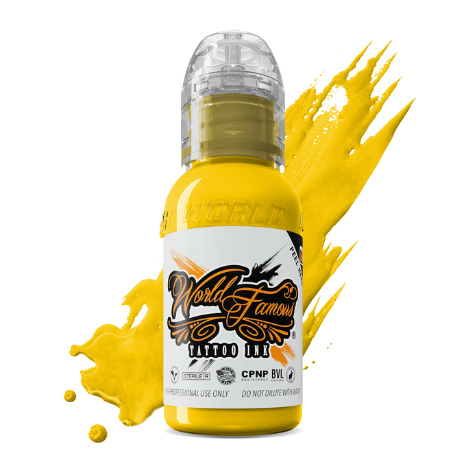 World Famous Tattoo Ink - Canary Yellow — foto 1