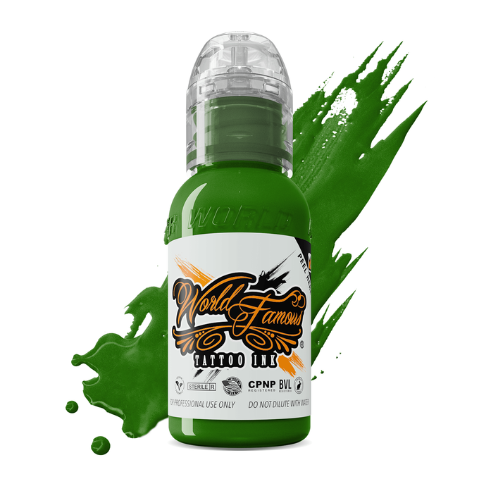 World Famous Tattoo Ink - Everglades Green — foto 1