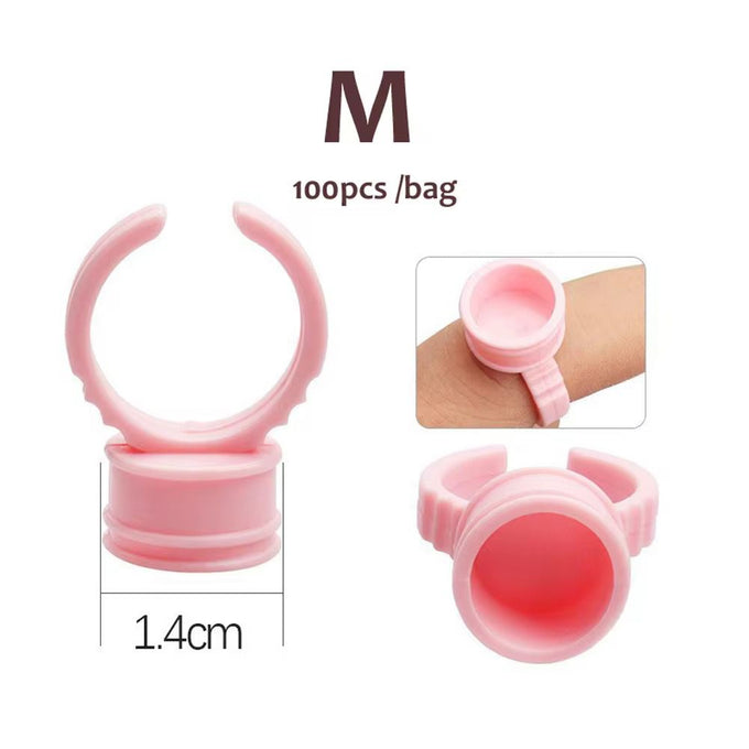 100pcs Ink Rings Cups, Pigment Ink Container