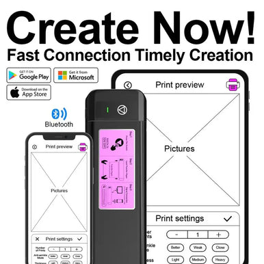 OZER Tattoo Stencil Printer Wireless Bluetooth Thermal Tattoo — foto 2