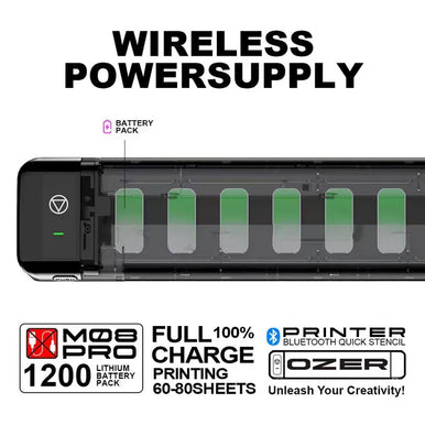 OZER Tattoo Stencil Printer Wireless Bluetooth Thermal Tattoo — foto 4