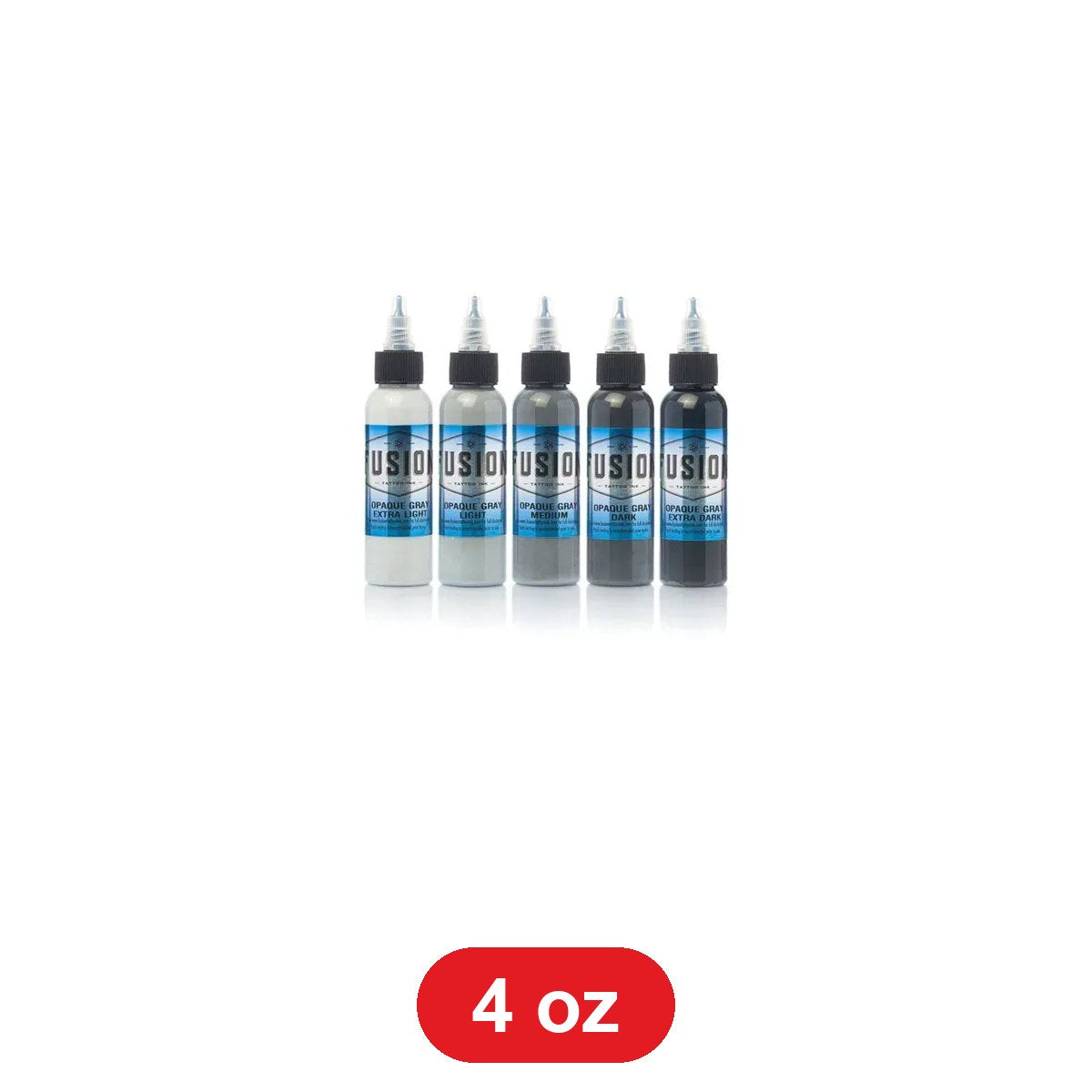 Fusion Ink Opaque Grey Set 4 oz