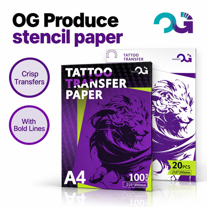 OG Tattoo Stencil Transfer Paper 100pcs