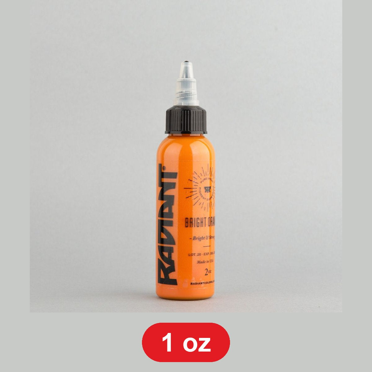 Radiant Ink Bright Orange 1 oz