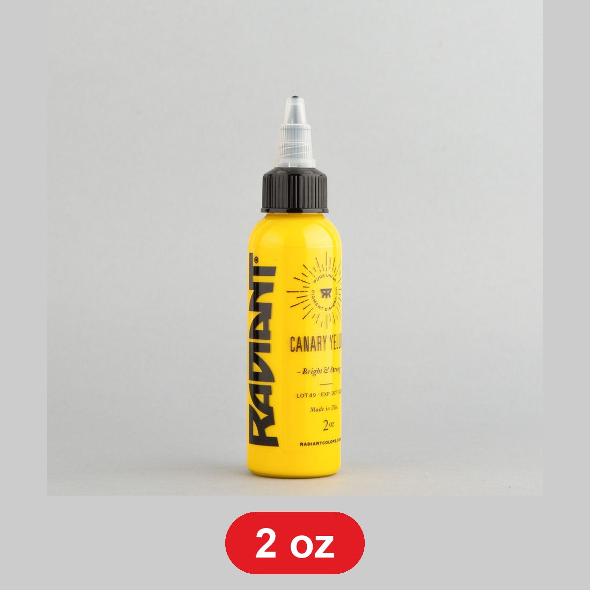 Radiant Ink Canary Yellow 2 oz
