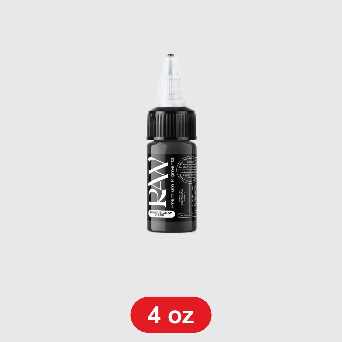 Raw Ink Opaque Gray Dark 4 oz