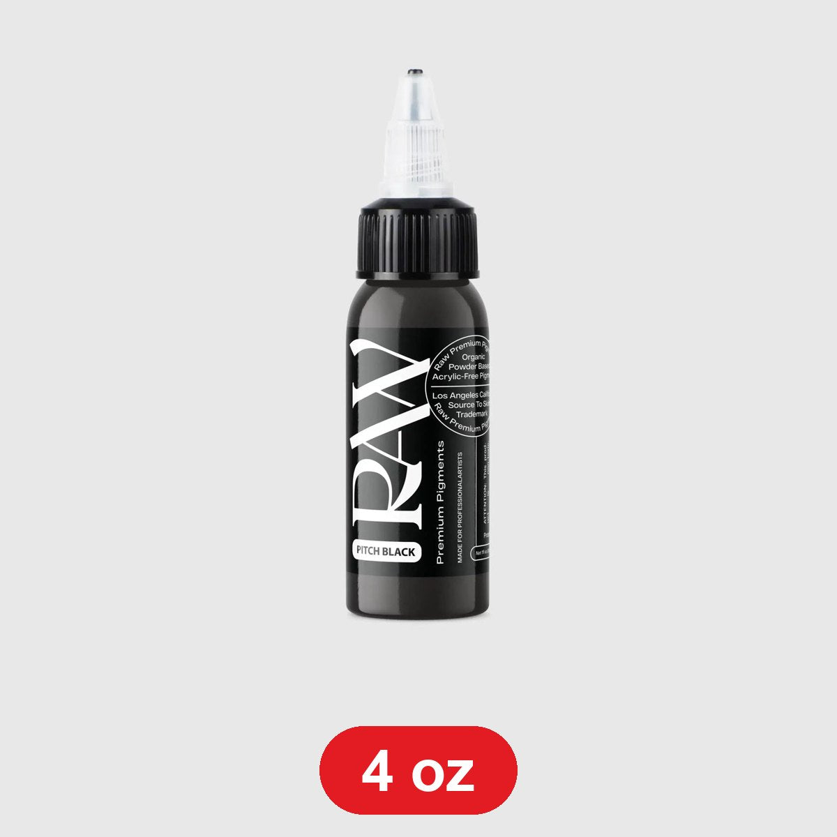 Raw Ink Pitch Black 4 oz