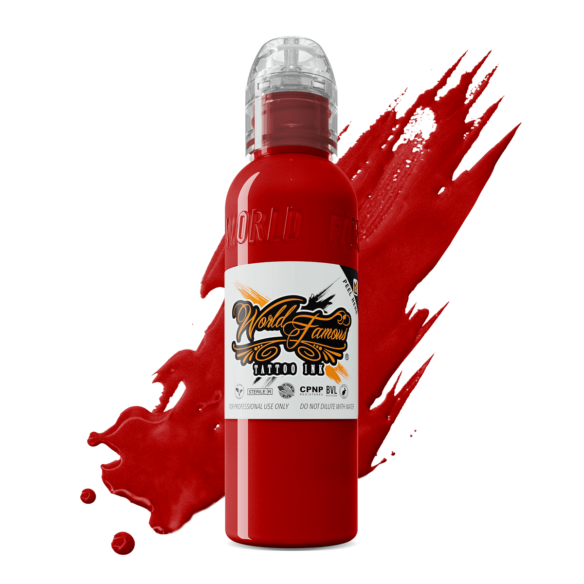 World Famous Ink Straight Red 2 oz