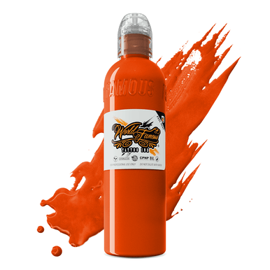 World Famous Ink Straight Orange 4 oz