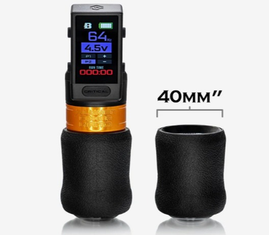 Bishop XLUMEN Disposable Grip 40mm shown with Power Wand XLUMEN
